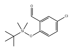 Benzaldehyde, 5-chloro-2-[[(1,1-dimethylethyl)dimethylsilyl]oxy]- Structural