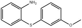 Benzenamine, 2-[(3-methoxyphenyl)thio]- Structural