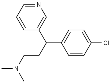 chlorpheniramine Structural