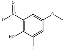 Phenol, 2-iodo-4-methoxy-6-nitro- Structural