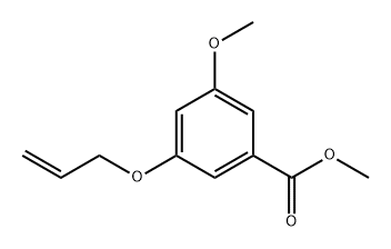 Benzoic acid, 3-methoxy-5-(2-propen-1-yloxy)-, methyl ester Structural
