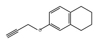 Naphthalene, 1,2,3,4-tetrahydro-6-(2-propyn-1-yloxy)- Structural