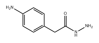 Benzeneacetic acid, 4-amino-, hydrazide Structural