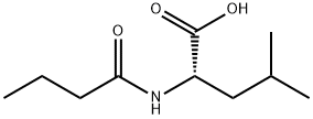 L-Leucine, N-(1-oxobutyl)- Structural