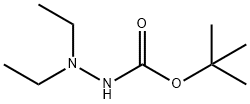 tert-butyl 2,2-diethylhydrazinecarboxylate Structural