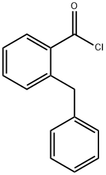 Benzoyl chloride, 2-(phenylmethyl)- Structural