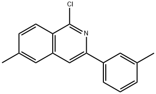 Isoquinoline, 1-chloro-6-methyl-3-(3-methylphenyl)- Structural