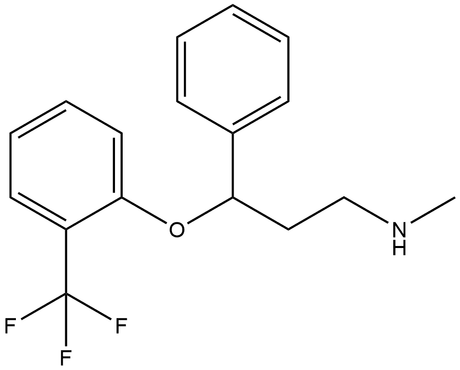 Fluoxetine Impurity 29,methyl({3-phenyl-3-[2-(trifluoromethyl)phenoxy]propyl})amine Structural