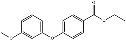 ethyl 4-(3-methoxyphenoxy)benzoate Structural