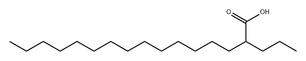 Hexadecanoic acid, 2-propyl- Structural
