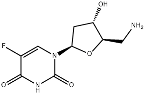 Uridine, 5'-amino-2',5'-dideoxy-5-fluoro- (9CI) Structural