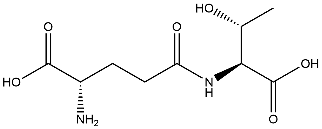 L-gamma-glutamyl-L-threonine Structural