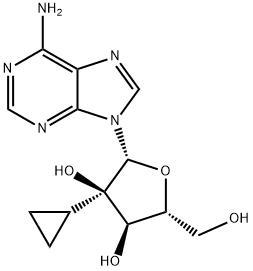 Adenosine, 2'-C-cyclopropyl- (9CI) Structural