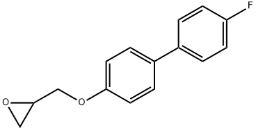 Oxirane, 2-[[(4'-fluoro[1,1'-biphenyl]-4-yl)oxy]methyl]- Structural