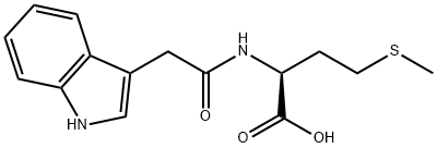L-Methionine, N-[2-(1H-indol-3-yl)acetyl]- Structural
