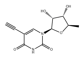 Uridine, 5'-deoxy-5-ethynyl- (9CI) Structural
