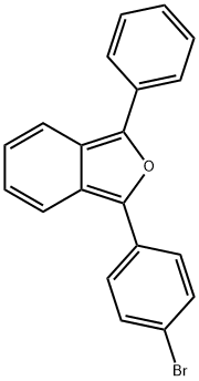 Isobenzofuran, 1-(4-bromophenyl)-3-phenyl- Structural