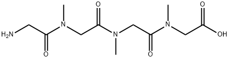 Glycine, glycyl-N-methylglycyl-N-methylglycyl-N-methyl- (9CI) Structural