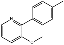 Pyridine, 3-methoxy-2-(4-methylphenyl)- Structural