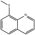 Quinoline, 8-(methylthio)- Structural