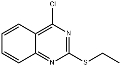 Quinazoline, 4-chloro-2-(ethylthio)- Structural