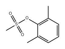 Phenol, 2,6-dimethyl-, 1-methanesulfonate Structural