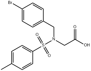 Glycine, N-[(4-bromophenyl)methyl]-N-[(4-methylphenyl)sulfonyl]- Structural