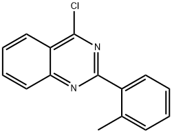 Quinazoline, 4-chloro-2-(2-methylphenyl)- Structural