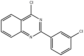 Quinazoline, 4-chloro-2-(3-chlorophenyl)- Structural