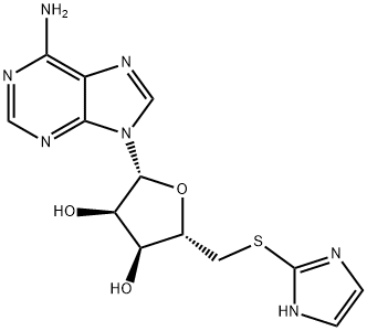 Adenosine, 5'-S-1H-imidazol-2-yl-5'-thio- (9CI) Structural