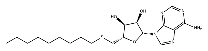 Adenosine, 5'-S-nonyl-5'-thio- (9CI) Structural