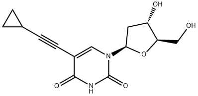 Uridine, 5-(cyclopropylethynyl)-2'-deoxy- Structural