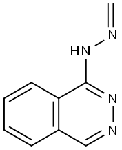 Formaldehyde, 2-(1-phthalazinyl)hydrazone Structural