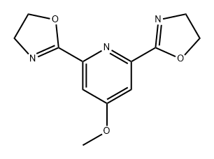 Pyridine, 2,6-bis(4,5-dihydro-2-oxazolyl)-4-methoxy- Structural