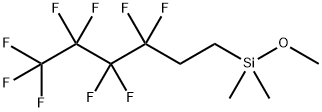 Silane, methoxydimethyl(3,3,4,4,5,5,6,6,6-nonafluorohexyl)- Structural