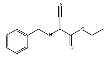 Acetic acid, cyano[(phenylmethyl)amino]-, ethyl ester (9CI) Structural