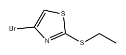 Thiazole, 4-bromo-2-(ethylthio)- Structural
