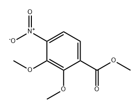 Benzoic acid, 2,3-dimethoxy-4-nitro-, methyl ester Structural
