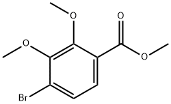 Benzoic acid, 4-bromo-2,3-dimethoxy-, methyl ester Structural