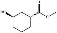 rel-methyl (1S,3S)-3-hydroxycyclohexane-1-carboxylate Structural