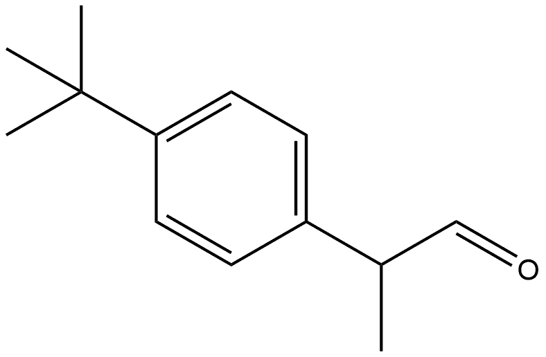 Benzeneacetaldehyde, 4-(1,1-dimethylethyl)-α-methyl- Structural