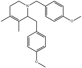 Pyridine, 1,2,5,6-tetrahydro-1,2-bis[(4-methoxyphenyl)methyl]-3,4-dimethyl- Structural