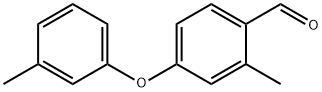 Benzaldehyde, 2-methyl-4-(3-methylphenoxy)- Structural
