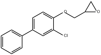 Oxirane, 2-[[(3-chloro[1,1'-biphenyl]-4-yl)oxy]methyl]- Structural