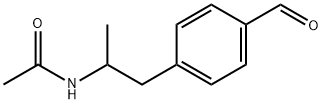 N-[1-(4-formylphenyl)propan-2-yl]acetamide Structural