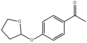 Ethanone, 1-[4-[(tetrahydro-2-furanyl)oxy]phenyl]- Structural