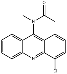 Acetamide, N-(4-chloro-9-acridinyl)-N-methyl- Structural