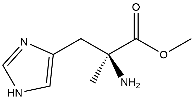 Histidine, α-methyl-, methyl ester Structural