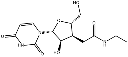 Uridine, 3'-deoxy-3'-[2-(ethylamino)-2-oxoethyl]- (9CI) Structural