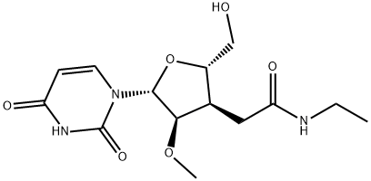 Uridine, 3'-deoxy-3'-[2-(ethylamino)-2-oxoethyl]-2'-O-methyl- (9CI) Structural